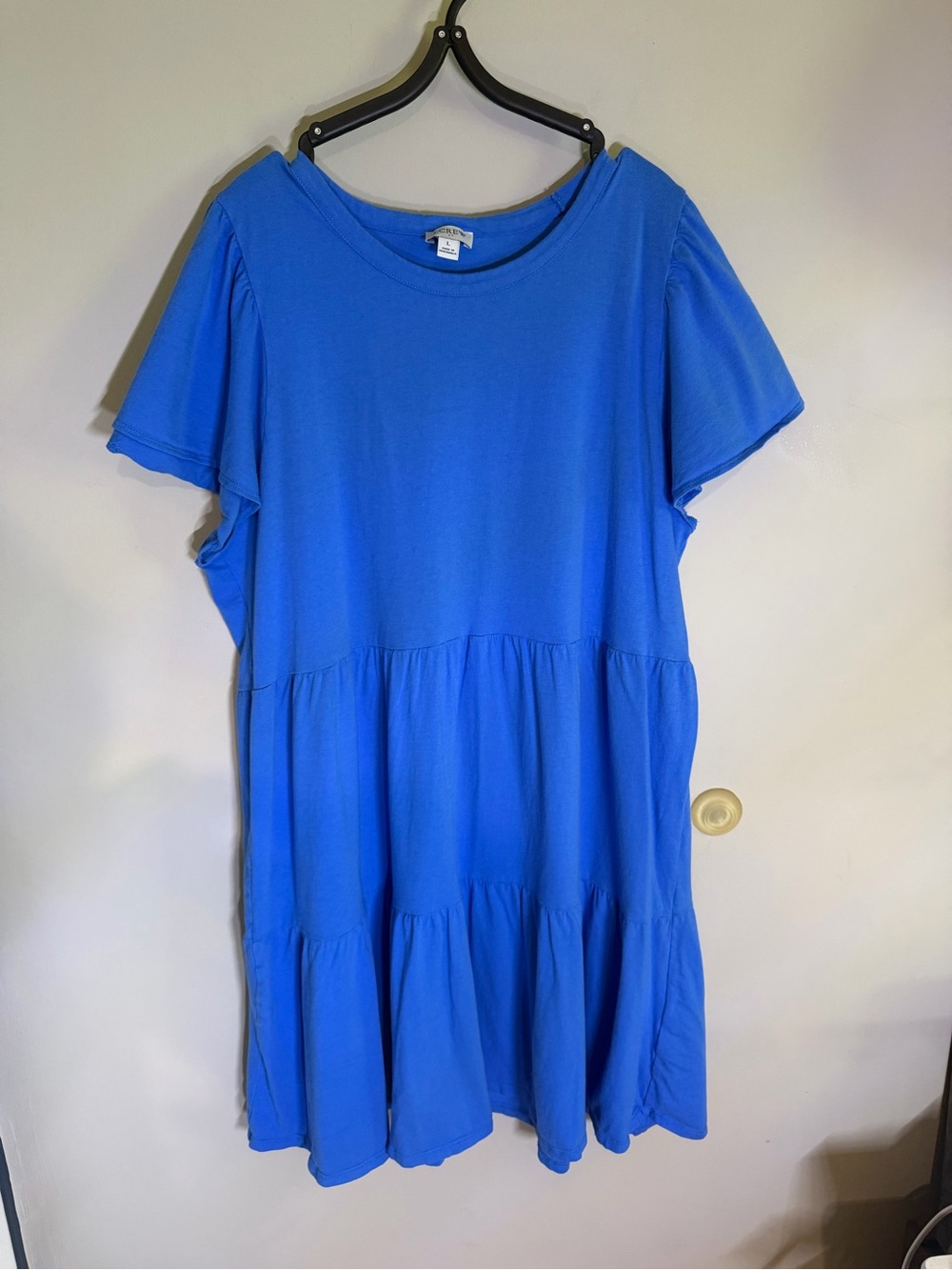 J. Crew Royal Blue Crewneck Dress